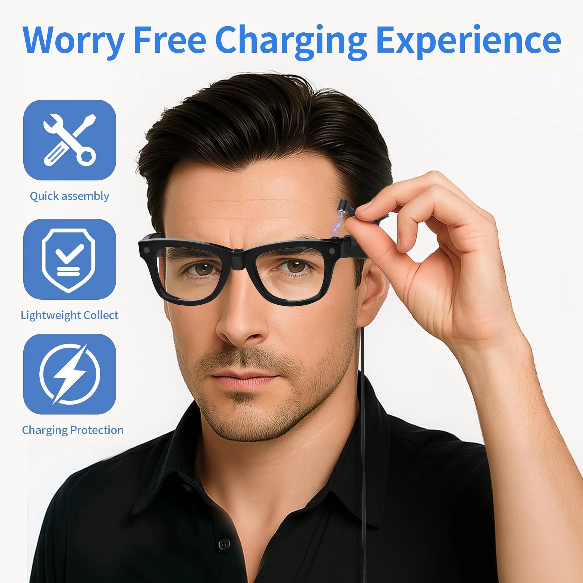 RCstyle Magnetic Charging Cable for Ray-Ban Meta Gen 2/1 & Oakley Meta HSTN Smart Glasses - view 4