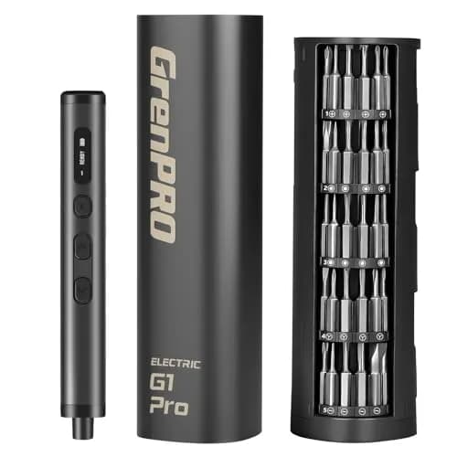 GRENPRO 78-in-1 Precision Cordless Electric Screwdriver with LED Display | 5-Speed, 0.1-0.5N·m Torque, 200RPM, USB-C thumbnail 1
