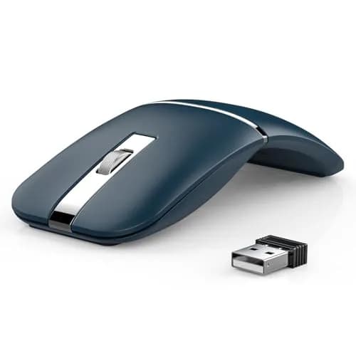 NYIEFADA Bluetooth Wireless Arc Travel Mouse 2.4G & Bluetooth 5.0 | Foldable, Rechargeable, Multi-Device thumbnail 8