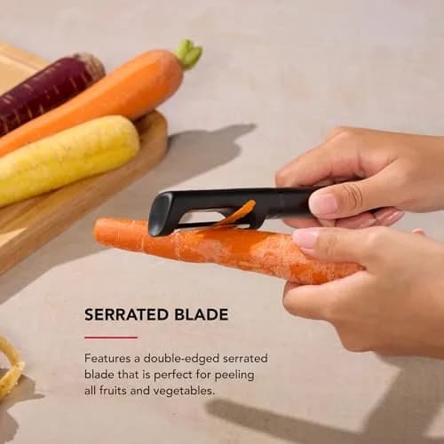KitchenAid Vegetable Peeler with Serrated Blade & Protective Cover | 19.9 cm (7.9-Inch) thumbnail 3