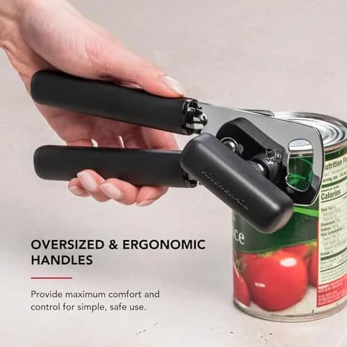 KitchenAid Multifunction Can Opener | Stainless Steel, 8-Inch, Ergonomic Handles for Effortless Use thumbnail 5