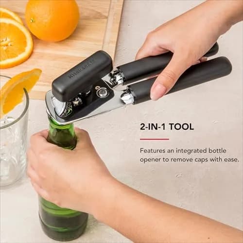 KitchenAid Multifunction Can Opener | Stainless Steel, 8-Inch, Ergonomic Handles for Effortless Use thumbnail 6