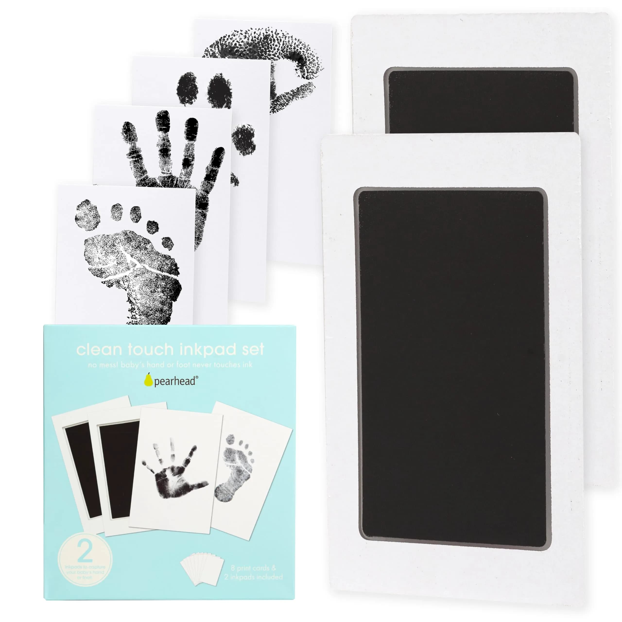 Pearhead Clean Touch Ink Pad Kit, 2-Pack, Baby Keepsake Gift | Mess-Free Newborn Prints - main product image