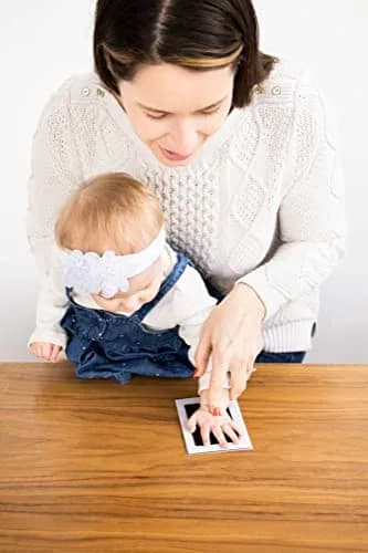 Pearhead Clean Touch Ink Pad Kit, 2-Pack, Baby Keepsake Gift | Mess-Free Newborn Prints thumbnail 5