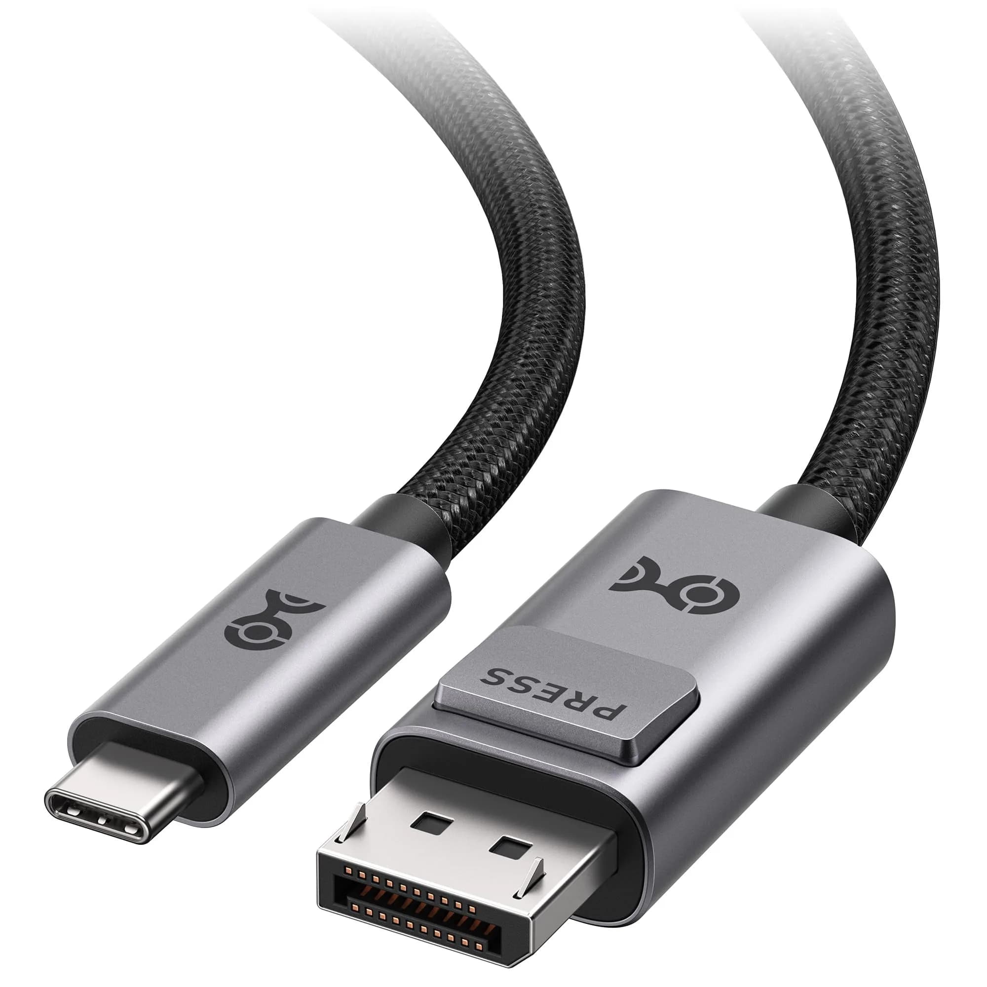 Cable Matters 6ft (1.8m) Bi-Directional USB-C to DisplayPort 2.1 Cable | 40Gbps 8K@120Hz Video — 6 Feet