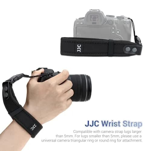 Kiorafoto Upgraded Quick Release Soft Neoprene Camera Hand Wrist Strap with Thinner Lanyard, Black | Secure Grip for Mirrorless & DSLR Cameras thumbnail 7