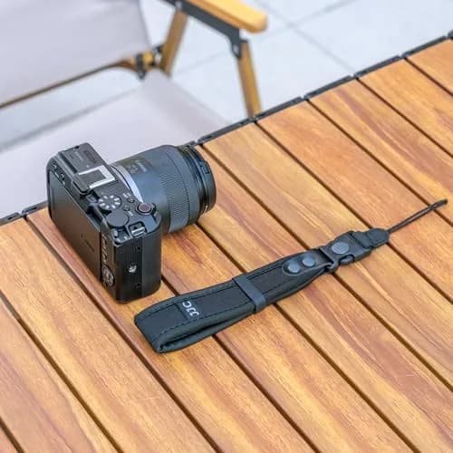 Kiorafoto Upgraded Quick Release Soft Neoprene Camera Hand Wrist Strap with Thinner Lanyard, Black | Secure Grip for Mirrorless & DSLR Cameras thumbnail 9