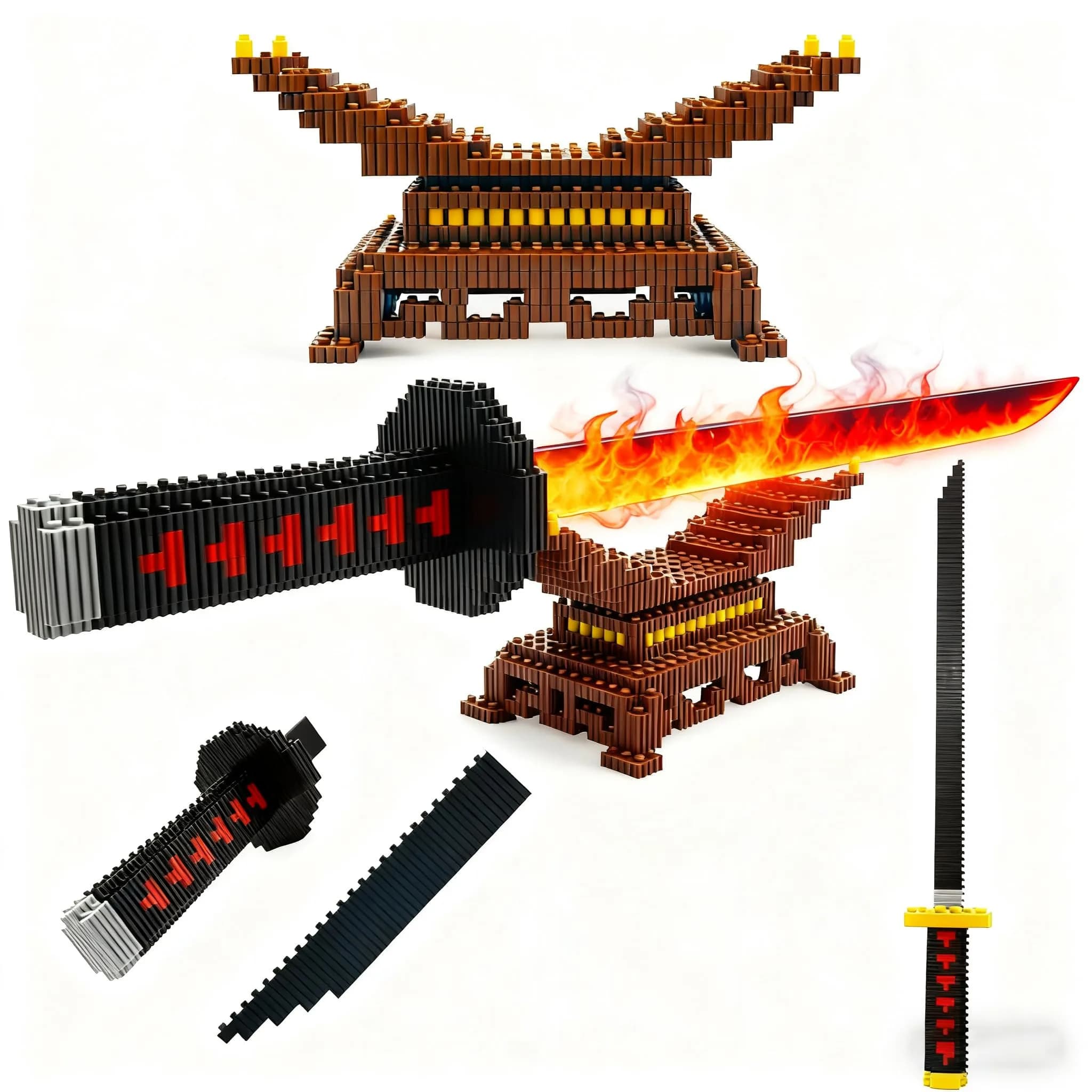 Beego Kill Demon Sword Building Kit Set 784 pcs | Educational STEM Toy for Teens - main product image