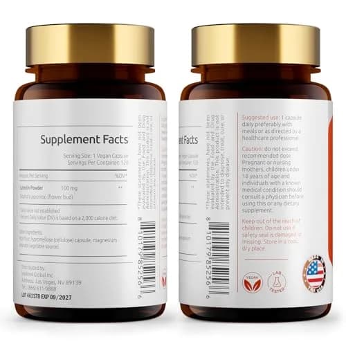 Temimar Luteolin Supplement 100mg | Flavonoids for Brain & Immunity Support, Vegan, Gluten-Free, Made in USA thumbnail 2