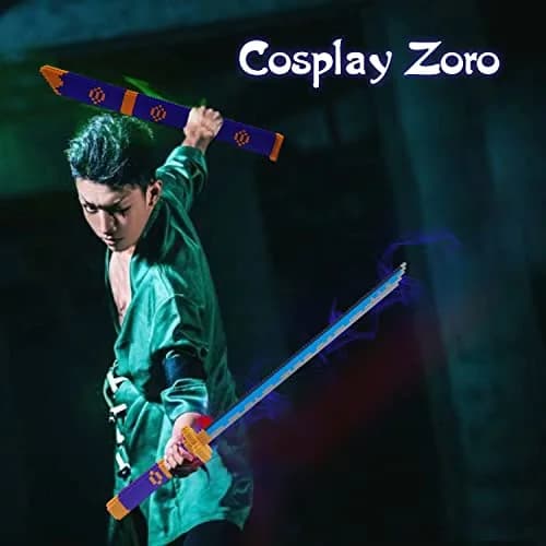 Beego Anime Swords Building Blocks Set 1444 Pieces | Zoro Yamato Katana Sword Model with Stand thumbnail 6