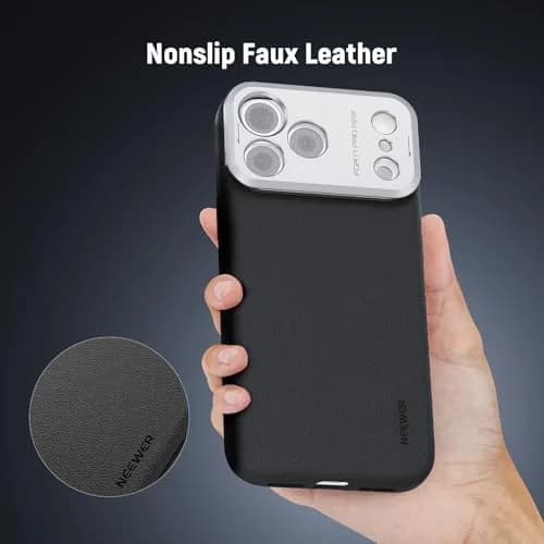NEEWER Modular Phone Case for iPhone 17 Pro Max with MagSafe, 67mm Filter & 17mm Lens Backplates | Black + Silver thumbnail 6