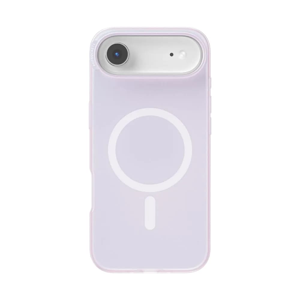 PopSockets iPhone 17 Air Phone Case with MagSafe Opalescent White | Slim, Drop-Resistant & Magnetic
