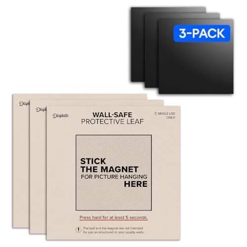 Displate Magnetic Wall Mount Kit for Hanging Pictures 3-Pack | Damage-Free, Repositionable Metal Poster Magnets thumbnail 1