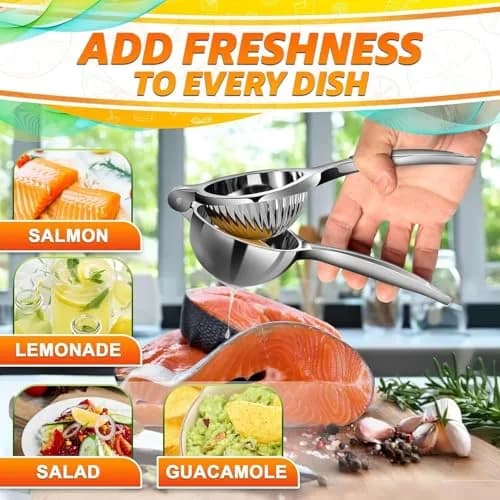LEGLO Stainless Steel Lemon Squeezer 21cm (8.3 Inch) | Ergonomic Hand Juicer for Citrus, Limes & Oranges thumbnail 7