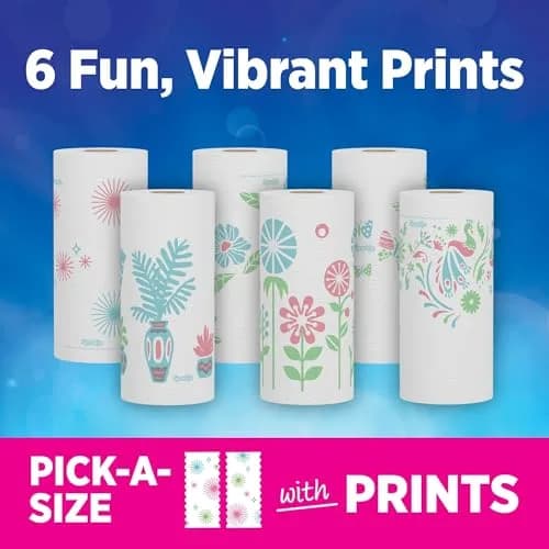 Sparkle Pick-A-Size Paper Towels, Spirited Prints, 2 Double Rolls (220 Sheets Total) | SFI Certified Sourcing thumbnail 4