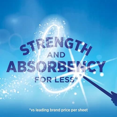 Sparkle Tear-A-Square Paper Towels, 12 Double Rolls (1320 Sheets Total) | Strong 2-Ply Kitchen Towels for Cleanup thumbnail 2
