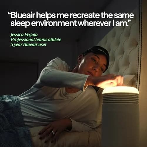 BLUEAIR Mini Restful Beige | 140 sq ft HEPA Air Purifier with Sunrise Alarm & Nightlight thumbnail 4