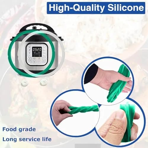 Fuator 8Qt Silicone Sealing Ring & Float Valve Caps Set | For Instant Pot Duo Series, 2-Pack thumbnail 7