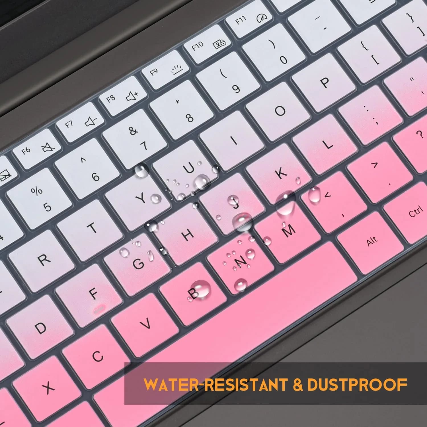 CaseBuy Ombre Pink Keyboard Cover Skin for Samsung Galaxy Book 5/4/3 15.6" 16" | US Keyboard Layout Protector - view 5