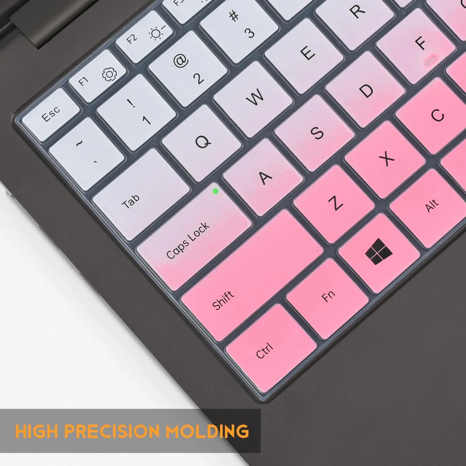CaseBuy Ombre Pink Keyboard Cover Skin for Samsung Galaxy Book 5/4/3 15.6" 16" | US Keyboard Layout Protector - view 4