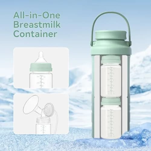 TOVVILD 10oz (295ml) Breastmilk Storage Bottles, 6-Pack | Compatible with Spectra & Momcozy Pumps thumbnail 3