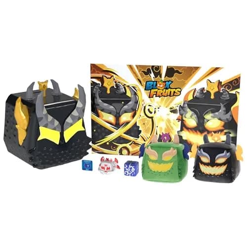 Blox Fruits Ember Dragon Storage Case Bundle Series 3 Plush Toys, Exclusive Minifigures, Poster, DLC Code | 9-inch Case & 2 Plush Dragons (4-inch) thumbnail 1