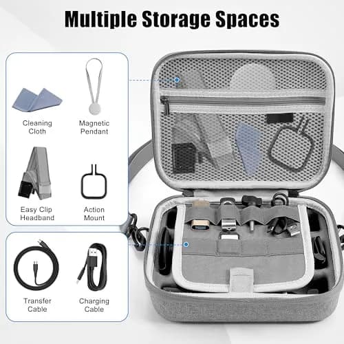 STARTRC VCR Carrying Case for Insta360 GO Ultra, Large Capacity Nylon Material | Perfect for Creators & Travel thumbnail 3