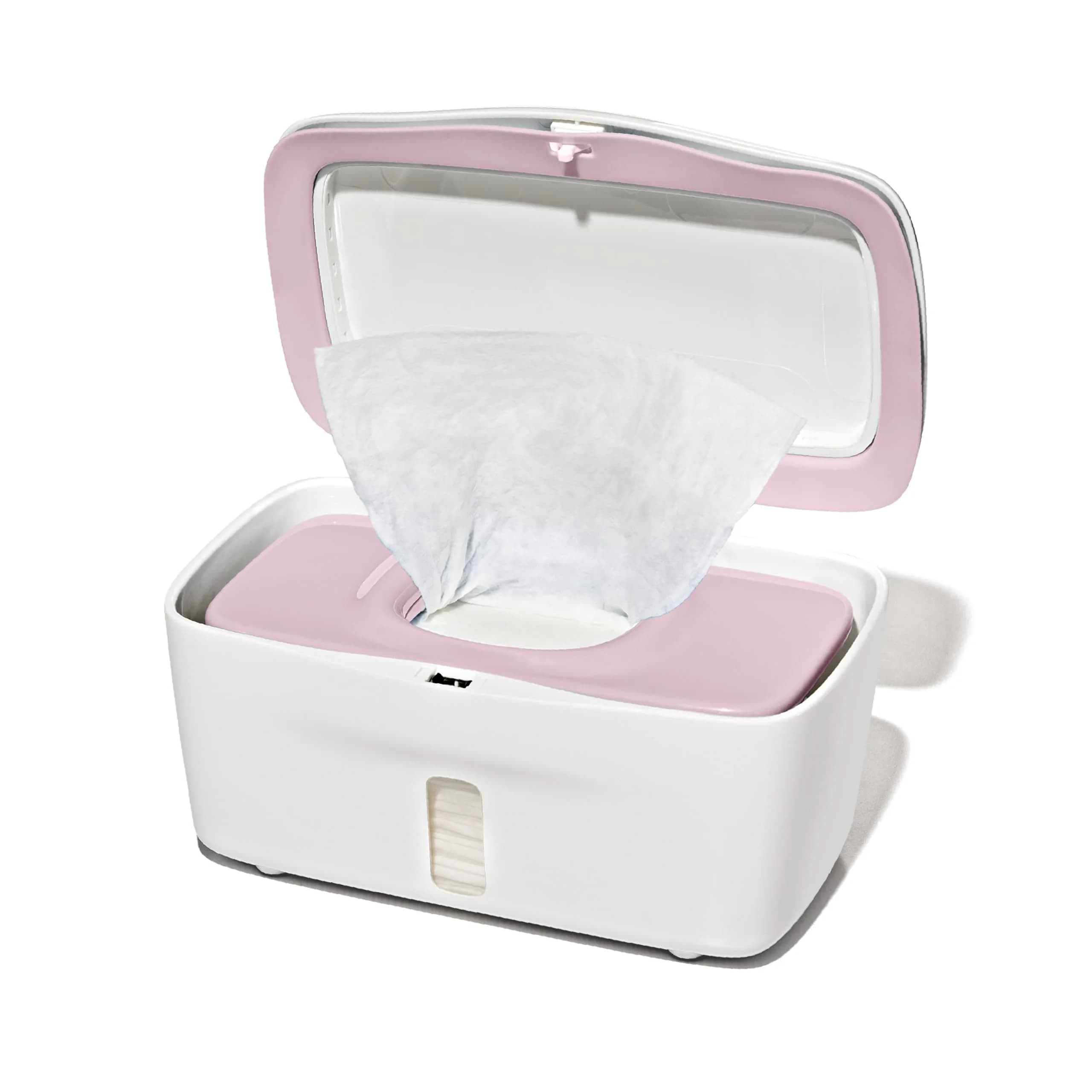 OXO Tot Perfect Pull Baby Wipes Dispenser, Blossom | Refillable Wipe Holder for Easy One-Hand Use — Blossom