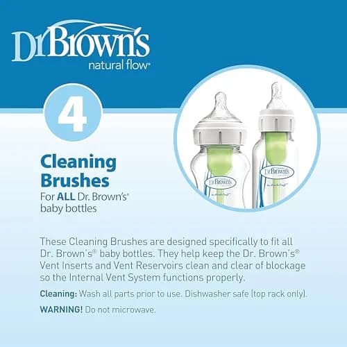 Dr. Brown's Silicone Cleaning Brush Set with Bottle, Spout & Straw | BPA-Free, Dishwasher Safe thumbnail 7