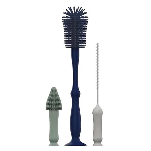 Dr. Brown's Silicone Cleaning Brush Set with Bottle, Spout & Straw | BPA-Free, Dishwasher Safe thumbnail 2
