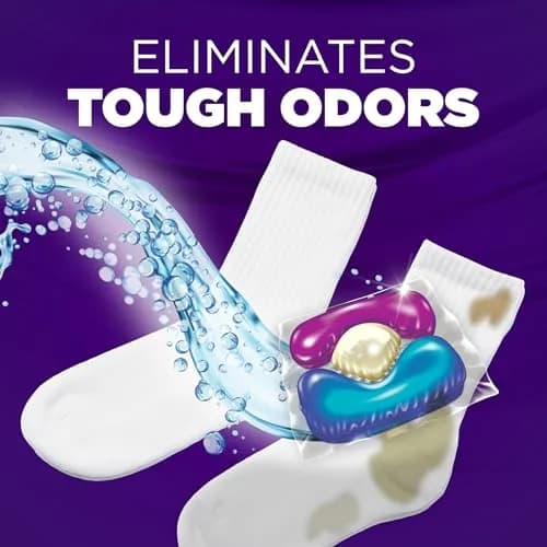 ARM & HAMMER Plus OxiClean With Odor Blasters Laundry Detergent Paks, 72 Ct | 5-in-1 Cleaning Power thumbnail 3