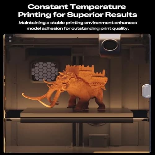 Skouphy Polycarbonate Enclosure for K1 SE /K2 SE | Dustproof, Noise-Reducing, Transparent 3D Printer Cover (35.56cm x 48.26cm x 8.89cm) thumbnail 3