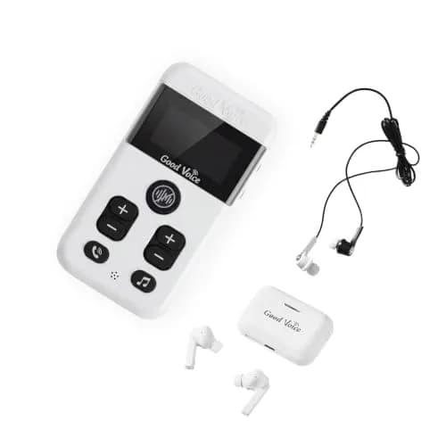 OKB Hearing GV-SA0360 OTC In-Ear Hearing Aid, True-Wireless with Pocket Controller Ear-Extension for TV & Meetings, Dual-Mode Noise Reduction, Charging Case, Bluetooth 5.2, Adults 18+ (Polar White) thumbnail 1