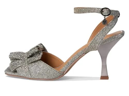 J.Reneé Almita Ankle Strap Sandals 12 Wide | Flare Heel & Rhinestone Style thumbnail 4