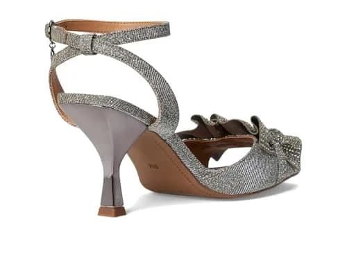 J.Reneé Almita Ankle Strap Sandals 12 Wide | Flare Heel & Rhinestone Style thumbnail 5