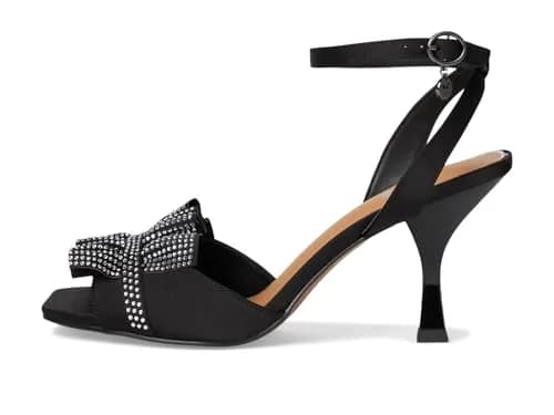 J.Reneé Almita Ankle Strap Sandals Black 12 Wide | Flare Heel & Square Toe (70-120c) thumbnail 4