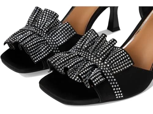 J.Reneé Almita Ankle Strap Sandals Black 12 Wide | Flare Heel & Square Toe (70-120c) thumbnail 6
