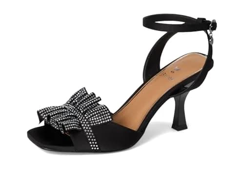 J.Reneé Almita Ankle Strap Sandals Black 12 Wide | Flare Heel & Square Toe (70-120c) thumbnail 7