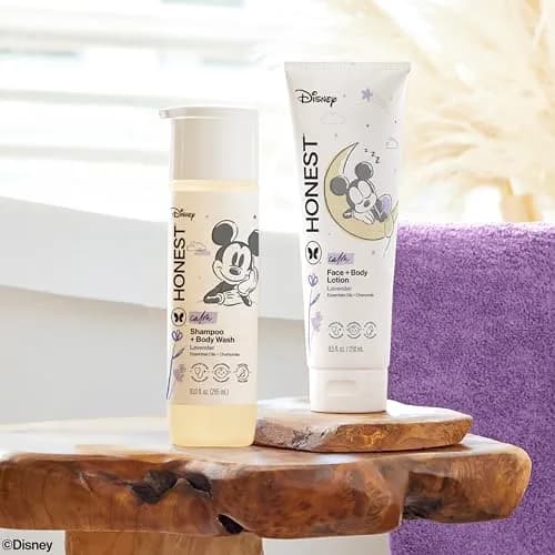 The Honest Company Shampoo, Body Wash & Lotion Bundle, Lavender, 18.5 fl oz | Gentle, Naturally Derived, Family-Friendly thumbnail 7