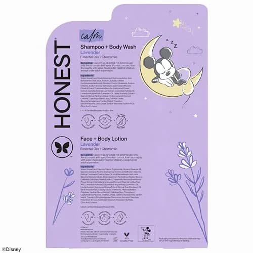 The Honest Company Shampoo, Body Wash & Lotion Bundle, Lavender, 18.5 fl oz | Gentle, Naturally Derived, Family-Friendly thumbnail 9