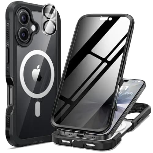 seacosmo Wireless Accessory for iPhone 17 6.3" with Privacy Screen Protector | Full Body Shockproof Case thumbnail 1