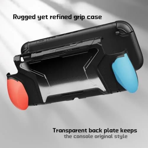 playvital Beyond-Grip Dockable Case for Nintendo Switch 2 (Blue & Orange) with Interchangeable Grips & Thumbstick Caps | 12cm (4.7in) x 8.7cm (3.4in) x 1.8cm (0.7in) thumbnail 8