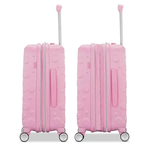 American Tourister Minnie Mouse Carry-On Luggage 21-Inch Pink | Disney Kids' Suitcase with Dual Spinner Wheels thumbnail 8