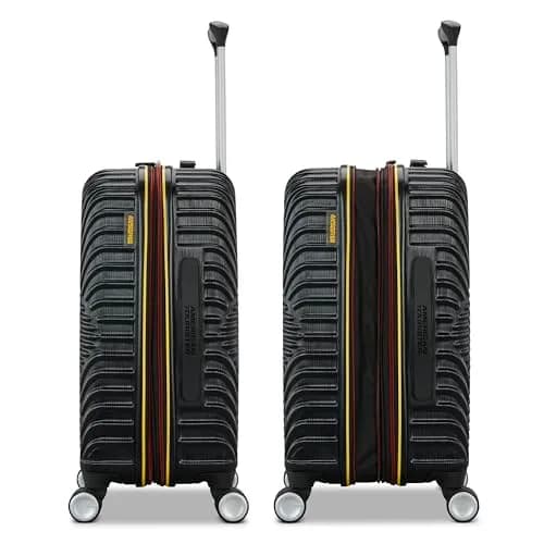 American Tourister Mickey Mouse Carry-On Luggage 21-Inch | Durable Hardshell with Adjustable Handle & 360 Spinner Wheels thumbnail 7