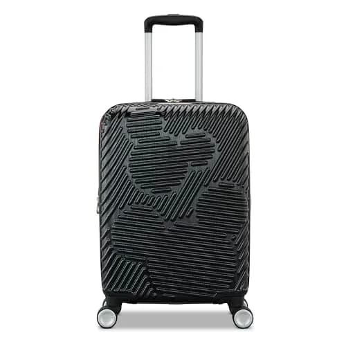 American Tourister Mickey Mouse Carry-On Luggage 21-Inch | Durable Hardshell with Adjustable Handle & 360 Spinner Wheels thumbnail 2