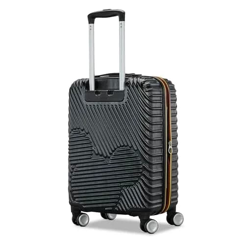 American Tourister Mickey Mouse Carry-On Luggage 21-Inch | Durable Hardshell with Adjustable Handle & 360 Spinner Wheels thumbnail 3