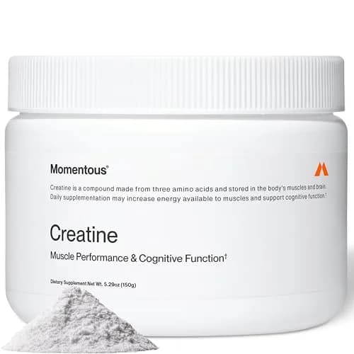 Momentous Creatine Monohydrate Powder Unflavored 150 g (5.29 oz) | NSF Certified for Sport thumbnail 1