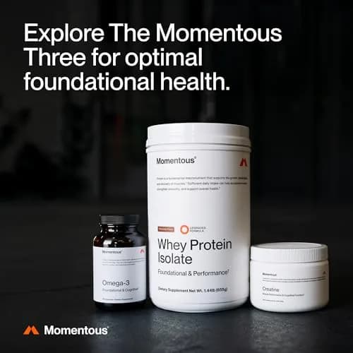 Momentous Creatine Monohydrate Powder Unflavored 150 g (5.29 oz) | NSF Certified for Sport thumbnail 7
