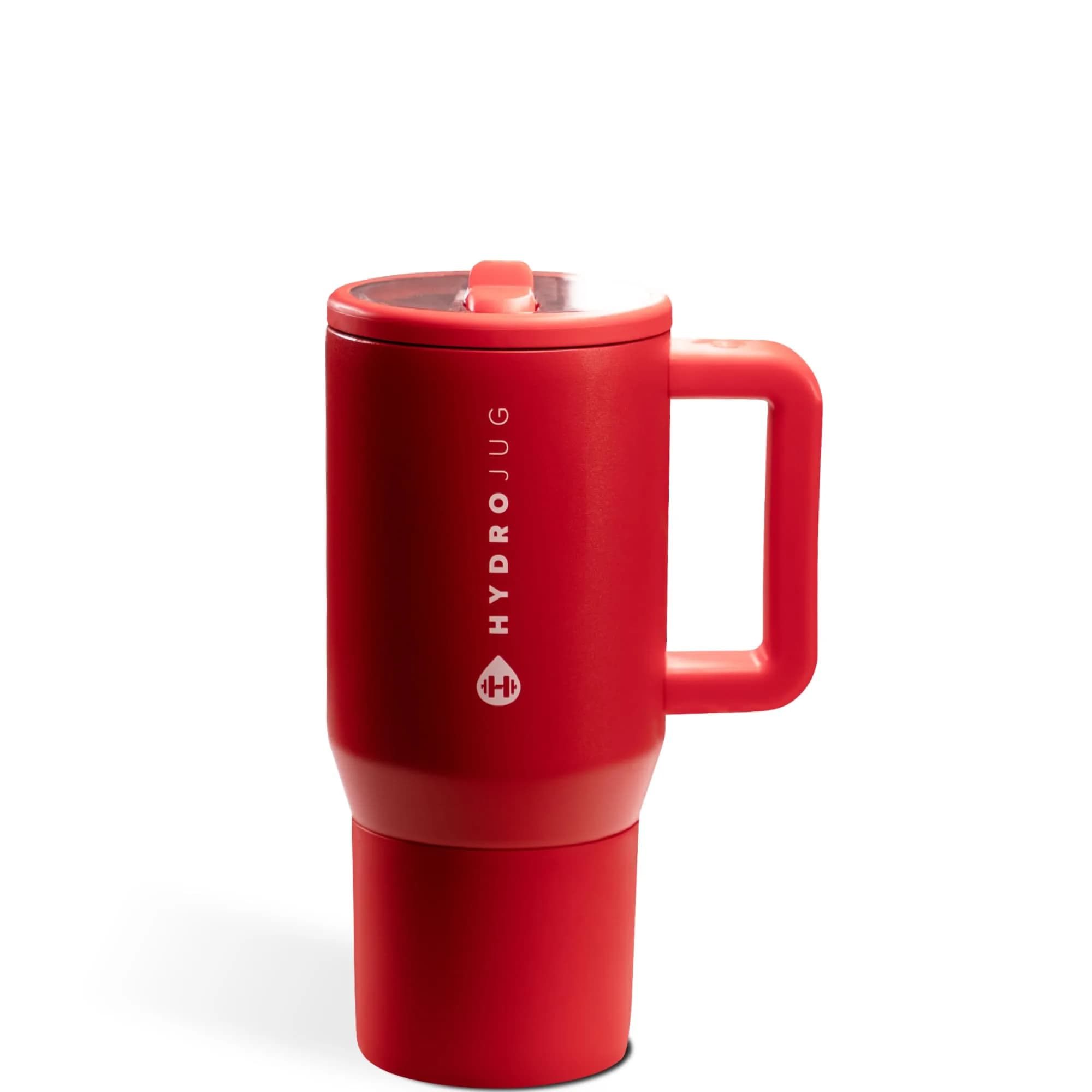 HydroJug Traveler 20oz Kids Insulated Tumbler with Handle, Wildrose | Leak-Proof, Drop-Resistant, Keeps Drinks Cold — Alumni Red