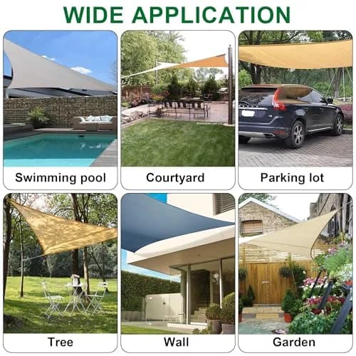 YOFIT 40 Pcs Shade Sail Hardware Kit 15.2 cm (6 Inch) | Heavy Duty 304 Stainless Steel for Patio & Garden thumbnail 3